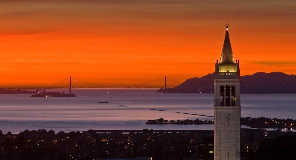 Sunset Over UC Berkeley Campus